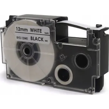 Pásek do tiskárny Páska do tiskárny Casio černá na bílé 12mm x 8m (PT-12W