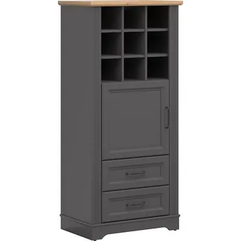 regál Regál Tolmin - Black Red White - BRW 68x148 cm