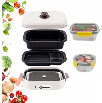 Kuchyňský gril Kontaktní elektrický gril Kuvings Ceramic Plus béžový 1400 W