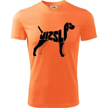 Maďarský ohař - Dětské triko sportovní (dresovina) - 146 cm/10 let ( Neon mandarine )