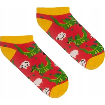 Pánské ponožky Barevné Kotníkové Ponožky KABAK Drak Wawelski (velikost 42-46)