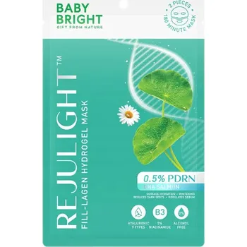 Pleťová maska Thajská hydrogelová maska na obličej s lososem a peptidy Baby Bright, 20 g