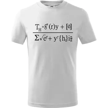Chlapecké tričko Teorie všeho (Theory of Everything) - Tričko dětské bavlněné - 98 cm / 2 roky ( Bílá )