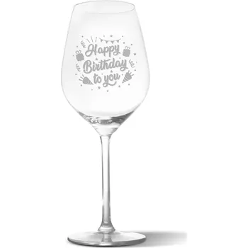 Víno Sablio Sklenička na víno Happy birthday to you 3: 49 cl