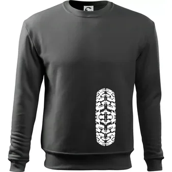 Chlapecké tričko Enduro / cross pneumatika - Mikina Essential dětská - 146 cm/10 let ( Tmavá břidlice (šedá se zeleným nádechem) )