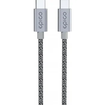 Datový kabel Kabel Epico USB - USB typ C 1,2 m šedý