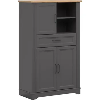 regál Regál Tolmin - Black Red White - BRW 90x146 cm