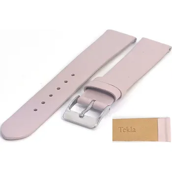 Řemínek na hodinky Kožený řemínek k hodinkám hladký Tekla T-047.18 10 mm