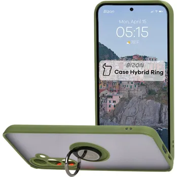 Pouzdro na mobilní telefon Zadní Kryt Bizon pro Samsung Galaxy S23 FE zelený