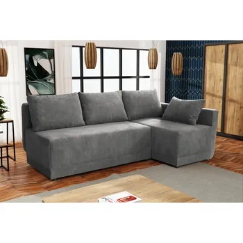 Sedací souprava FALCO Rohová sedací souprava Nestor Premium pravá tmavě šedá