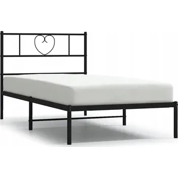 Postel Jednolůžková kovová postel GV1 110x190 černá