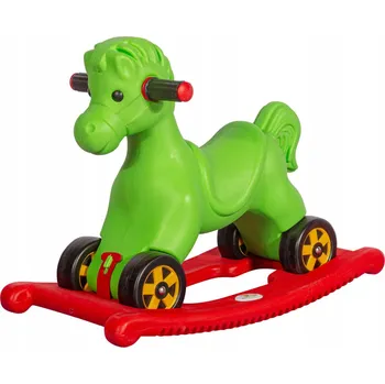 Dětská houpačka Houpačka odrážedlo pro děti Koník - modrý