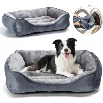 Pelíšek pro psa Nobleza pelíšek pro psa černý, odstíny šedé 87 cm x 77 cm