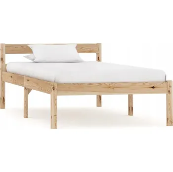 Postel Jednolůžková dřevěná postel GV1 100x200 dub