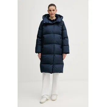 Péřová bunda Tommy Hilfiger tmavomodrá barva, zimní, WW0WW47745 59X, vel. S