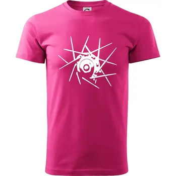 Pánská móda Cyclo výplet - Klasické pánské triko vyšší gramáže - XL ( Purpurová )