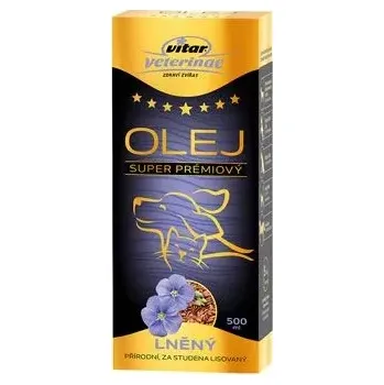 VITAR Veterinae Lněný olej 500ml 5x