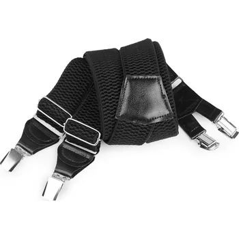 Kšandy Šle šíře 4 cm délka 120 cm neon, střední, 2 černá