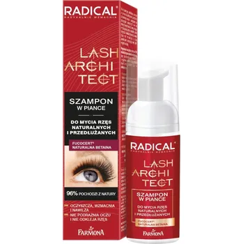 Šampon Radical Lash Architect šampon na přírodní a prodlužované řasy, 50 ml