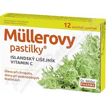 Lék Müllerovy pastilky s islandským lišejníkem 12ks ZP