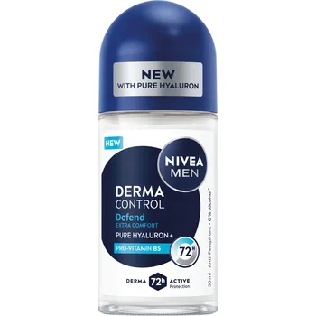 Nivea Derma Control Defend antiperspirant kuličkový pánský, 50 ml