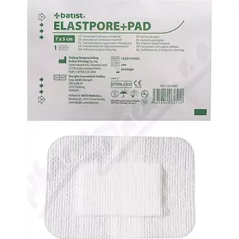 Náplast ELASTPORE+PAD náplast samolep.sterilní 5x7cm 1ks