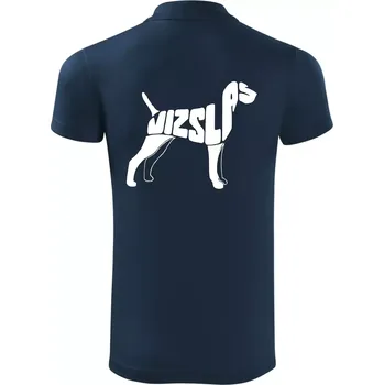 Pánská košile Maďarský ohař - Polokošile Victory sportovní (dresovina) - 3XL ( Námořní modrá (velmi tmavá - téměř černá) )