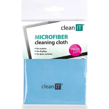 Utěrka Clean IT Čisticí utěrka z mikrovlákna, malá - světle modrá