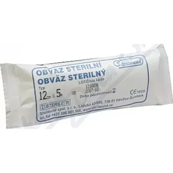 Obin.hydrofil.pletené ster.12cmx5m/1ks Steriwund