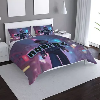 Povlečení Sablio Povlečení ROBLOX Neonové město 140x220 / 90x70