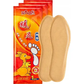 Vložka do bot ANTIBATERIÁLNÍ SAMOZAHŘÍVACÍ VLOŽKY do bot velikosti 36 - 40, 5 PÁRŮ