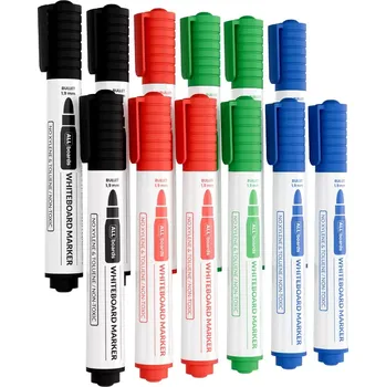 Sada popisovačů na suché mazání ALLboards – 3 × 4 barvy – 12 ks, MKS-4C/12PCS