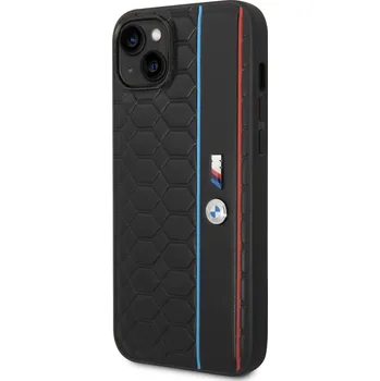Pouzdro na mobilní telefon BMW M Hexagonal Pattern Zadní Kryt pro iPhone 14 Plus Black