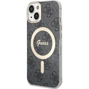 Guess IML 4G MagSafe Zadní Kryt pro iPhone 14 Black
