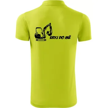 Pánská košile Neryj do mě - Polokošile Victory sportovní (dresovina) - S ( Limetková )