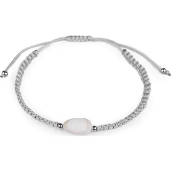 Náramek Náramek shamballa - 10 šedá