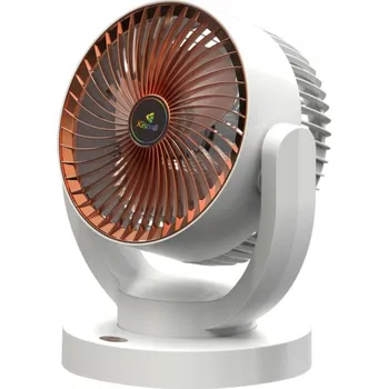 Přenosný ventilátor Kisonli F103, 2400mAh – bílá/zlatá