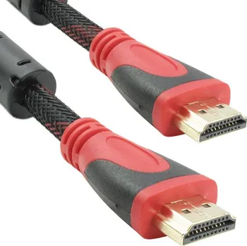 Video kabel DeTech Pletený propojovací HDMI - HDMI - 3m HQ