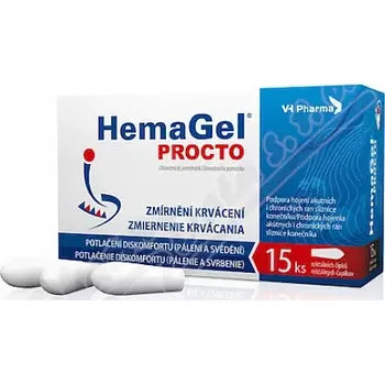 Lék VH PHARMA HemaGel PROCTO 15ks rektálních čípků II