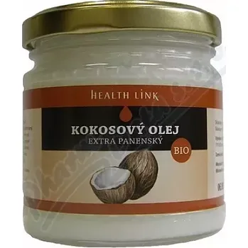 Rostlinný olej Health Link BIO extra panenský kokosový olej 200ml