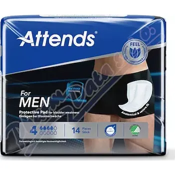 Inkontinenční vložka Vložky absorpční Attends For Men 4 14ks