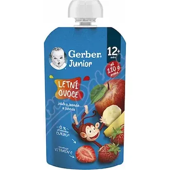Kojenecká výživa Gerber Junior Letní ovoce kapsička 110g 12m+