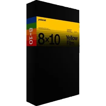 Polaroid DuoChrome film for 8x10 Black & yellow edition