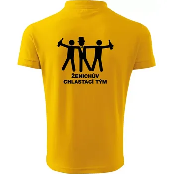 Pánská košile Ženichův chlastací tým - Polokošile pánská Pique Polo 203 - M ( Žlutá )