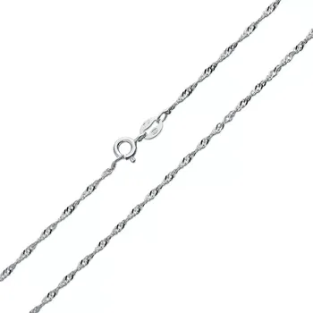 Řetízek ST-NB-7037-55 Stříbrný řetízek lambada - singapore