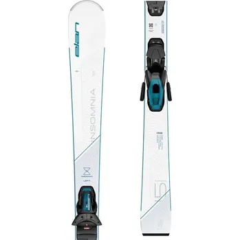 Sjezdové lyžování Dámské sjezdové lyže Elan INSOMNIA 15 C WHITE SX + EL 9.0 158 Bílá, Šedá, Tyrkysová