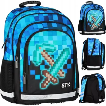 Školní batoh Školní batoh Starpak vícekomorový černý 23 l