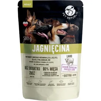 Krmivo pro psa Pet Republic krmivo mokrá jehněčí 0,5 kg