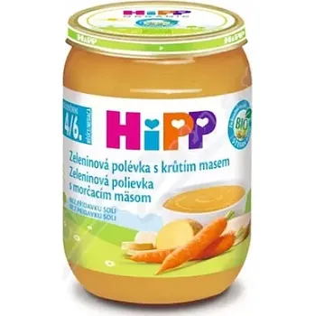 Dětská výživa HiPP Zeleninová polévka s krůtím m.BIO 4/6m 190g