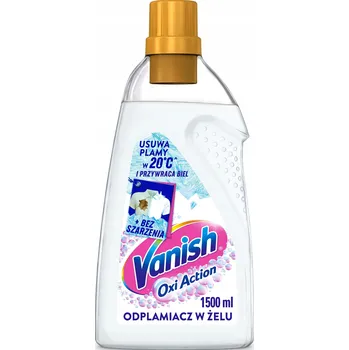 Prací prostředek Vanish Oxi Action White Odstraňovač skvrn v gelu na bílé prádlo 1,5 l